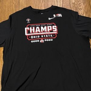 Brand New Nike Ohio State football National Champion tee shirt